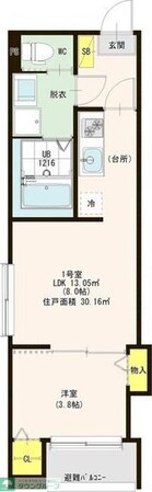 ハーモニーテラス切戸町IIの物件間取画像
